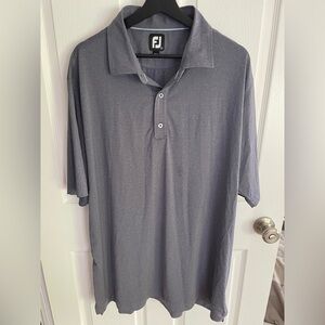 FootJoy Blue Gray Men's Polo Shirt Size XXL